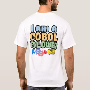 T-shirt Suiveur de langage de programmation Cobol