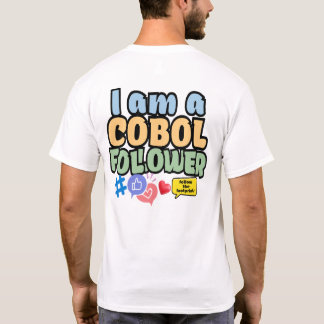 T-shirt Suiveur de langage de programmation Cobol
