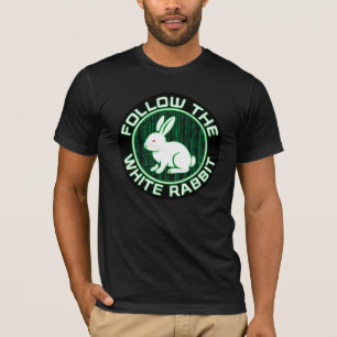 T-shirt Suivez le lapin blanc