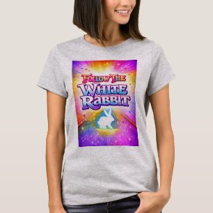 T-shirt Suivez le lapin blanc
