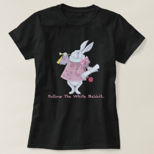 T-shirt Suivre Le Lapin Blanc