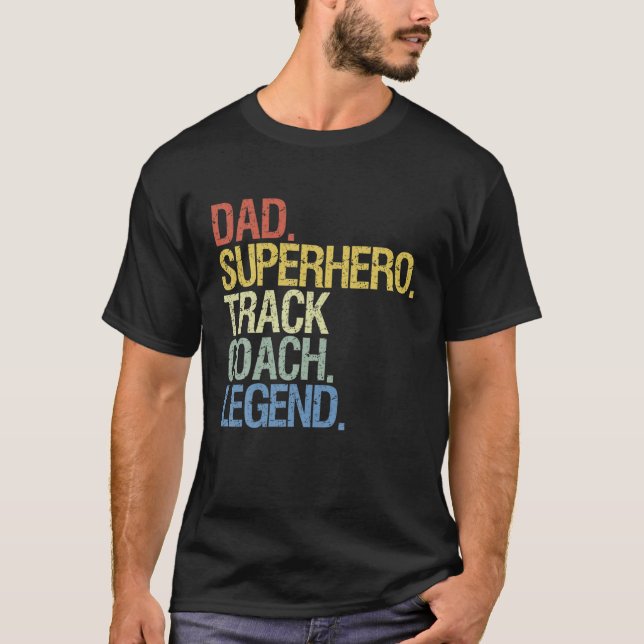 T-shirt Suivre l'entraîneur papa (Devant)