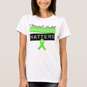 T-shirt Sujets de conscience de santé mentale