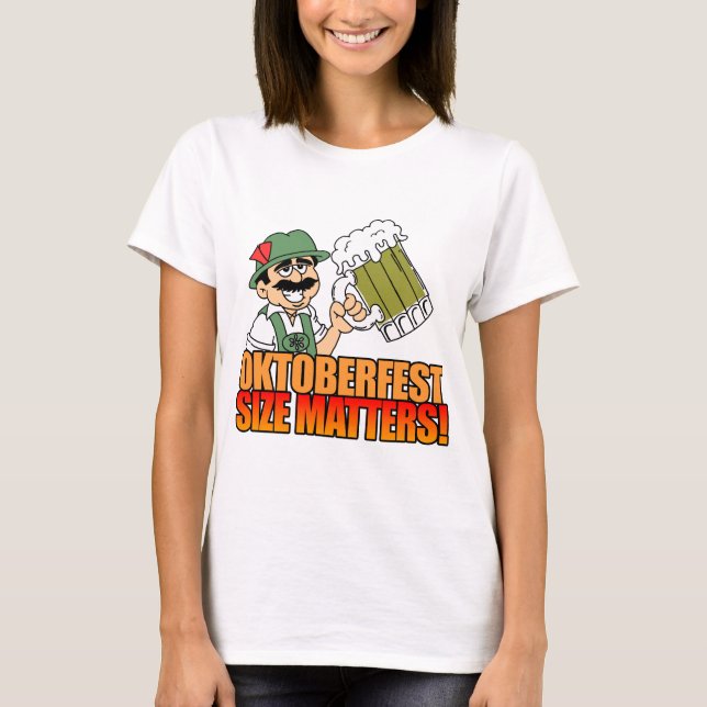 T-shirt Sujets de taille d'Oktoberfest (Devant)