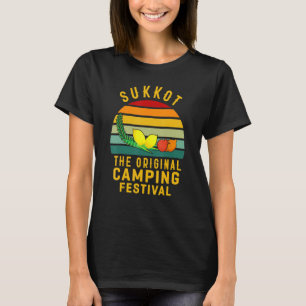 T-shirt Sukkot Le Festival De Camping Original Sukkah Lula