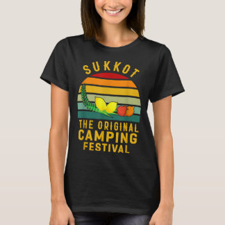 T-shirt Sukkot Le Festival De Camping Original Sukkah Lula