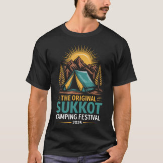 T-shirt Sukkot The Original Camping Festival 2025 Sukkot
