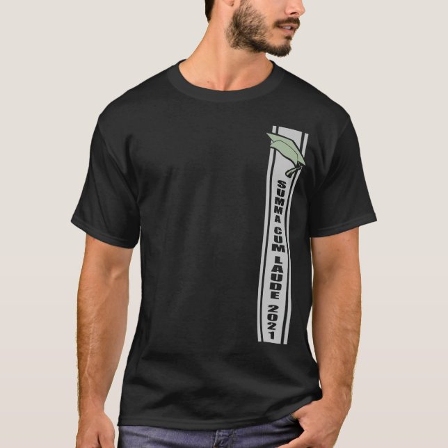 T-shirt Summa Cum Laude Classe De Diplôme De 2021 (Devant)