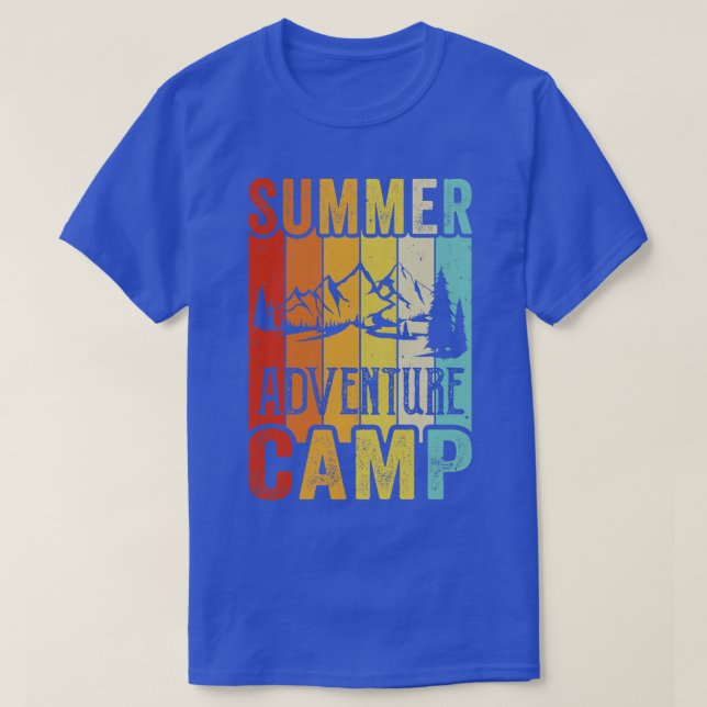 T-shirt Summer Adventure Attend Camper (Design devant)