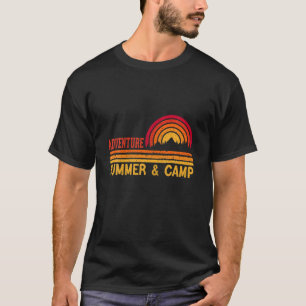 T-shirt Summer Adventure Attend Camper Vintage