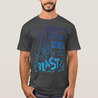T-shirt Summer Break est l'astronaute Cool de l'explosion 