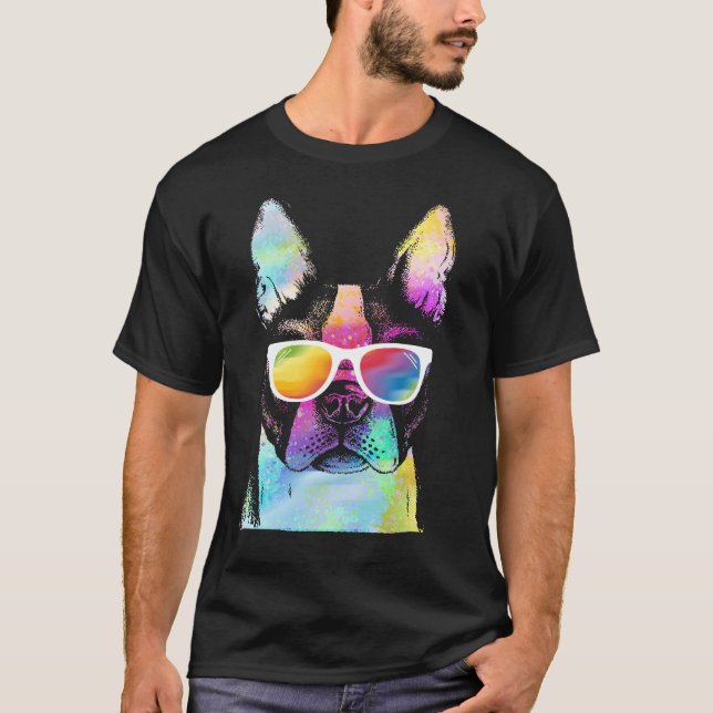 T-shirt Summer cool pug (Devant)