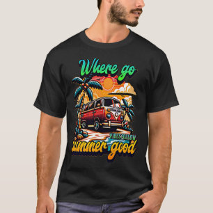 T-shirt Summer Good Vibes - Beachwear tendance