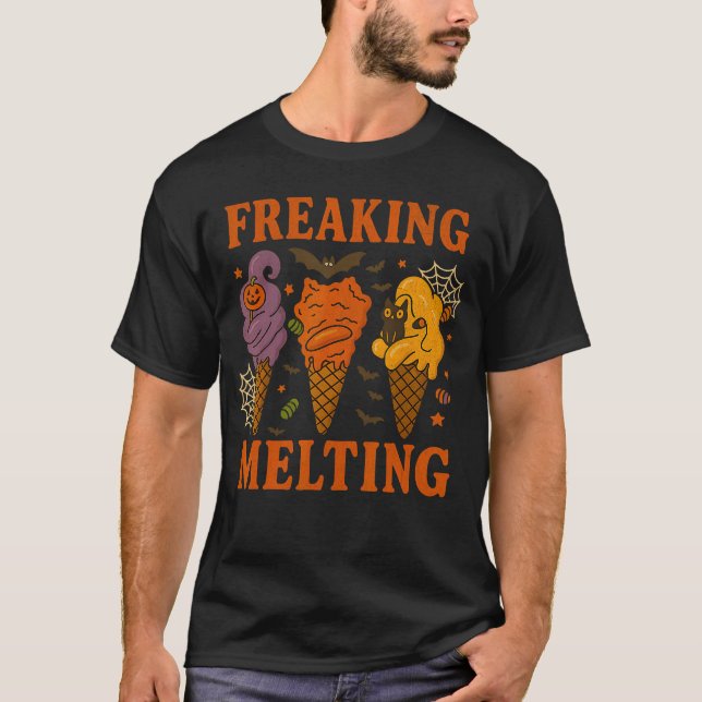 T-shirt Summer Halloween in July Funny Summerween (Devant)