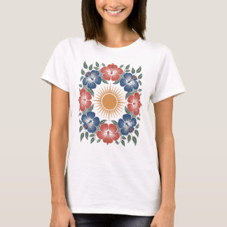 T-shirt Summer Hibiscus Flower