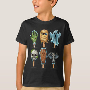 T-shirt Summer Horror Movies Summer Popsicween Halloween