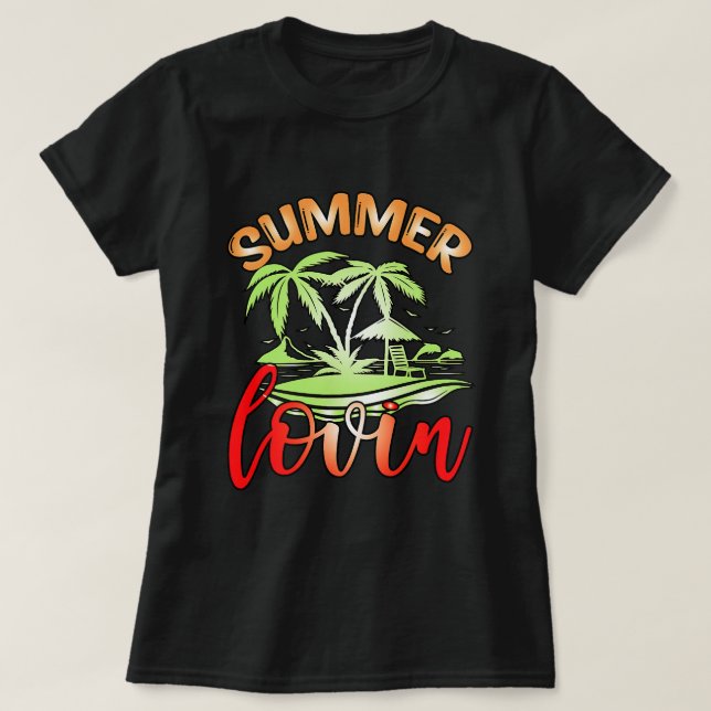 T-shirt Summer Lovin Summer Break (Design devant)