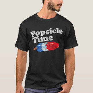 T-shirt Summer Popsicle Time Funny Bomb Retro 80s Pop Vaca