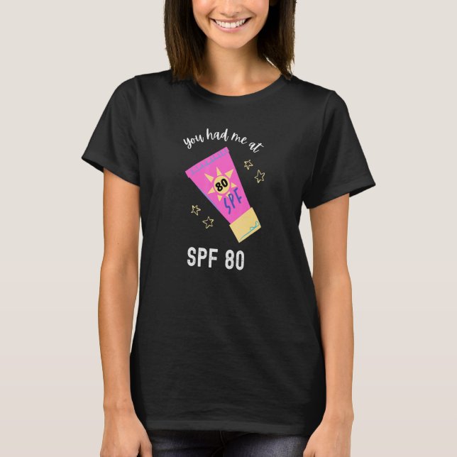 T-shirt Summer Spf 80 Infirmière Maman Médecine Esthétique (Devant)