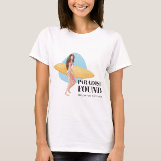 T-shirt Summer Surfer Beach Girl