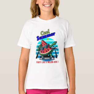 T-shirt Summer Tee Chemise de vacances Girls Shirt Des