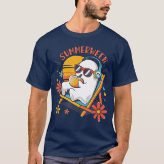 T-shirt Summerween Cute Spooky Summer Ghost Halloween Love