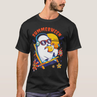 T-shirt Summerween Cute Spooky Summer Vibes Halloween Summ