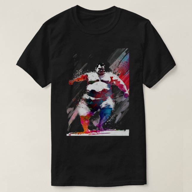 T-shirt Sumo art art (Design devant)