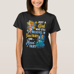 T-shirt Sun Fairy Moon Fae Juste une fille qui croit