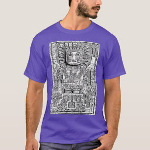 T-shirt Sun gate Sun God Viracocha Pre Columbie 1