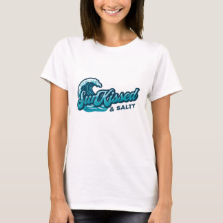 T-shirt Sun Kissé & Salty Seaside Design
