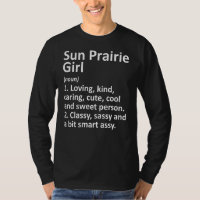 SUN PRAIRIE GIRL WI WISCONSIN Funny City Accueil R