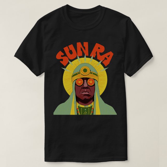 T-shirt Sun Ra Original Psychedelic Design 2 (Design devant)