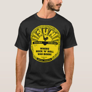 T-shirt Sun Records Vinyl Classique Où Rock N Roll Était B