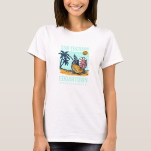 T-shirt Sun Therapy Edgartown Summer Massachusetts Tropica