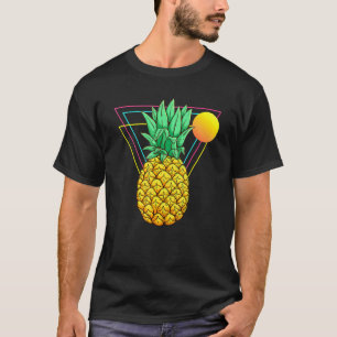 T-shirt Sun Vaporwave Pineapple Exotic Fruit Tropical Summ