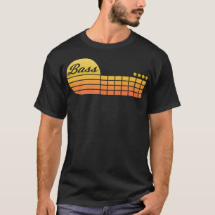 T-shirt Sundown Groove Retro basse Vibes de guitare 1