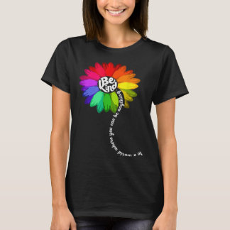 T-shirt Sunflower Autism Awareness Be Kind Puzzle Mom Supp