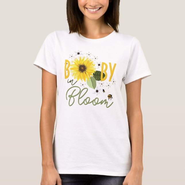 T-shirt Sunflower Baby en fleur (Devant)