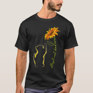 T-shirt Sunflower Best Cat Dad Ever Cute Cat Father Day 6