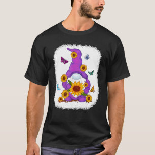 T-shirt Sunflower Gnome Paint Arrière - plan