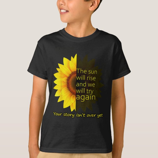 T-shirt Sunflower Hope  (Devant)
