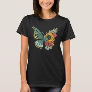 T-shirt Sunflower Jesus Cross Faith Hope Love Butterfly Ch