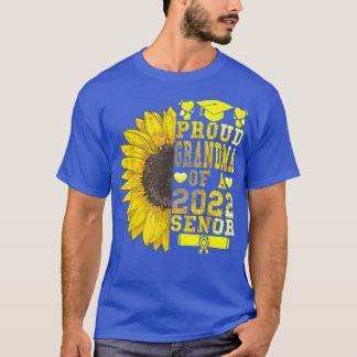 T-shirt Sunflower Proud Grandma of Class of 2022 Graduate 