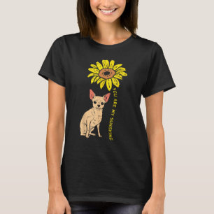T-shirt Sunflower Sunshine Chihuahua Chiwawa Chig Girls Wo