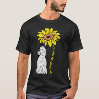 T-shirt Sunflower Sunshine Poodle Propriétaire Amoureux de