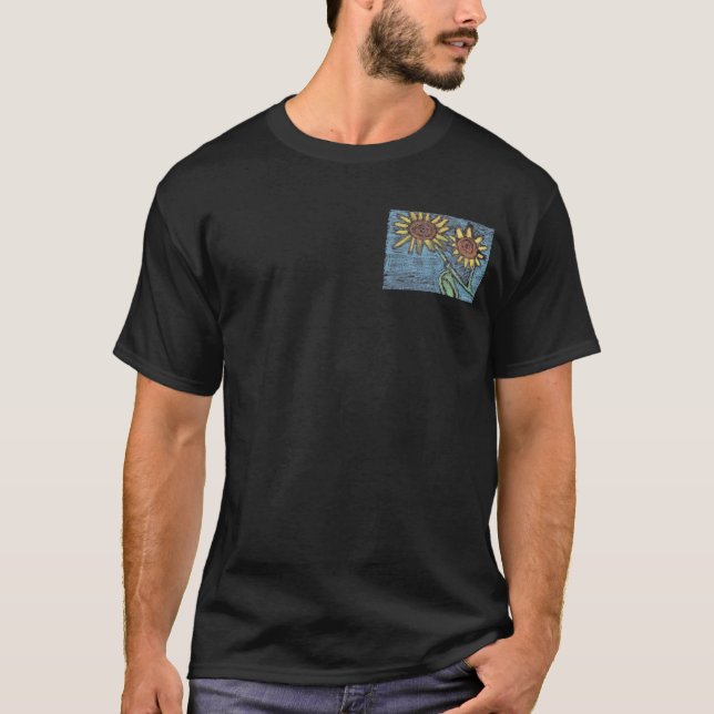 T-shirt Sunflowers Forever - Art pour enfants pour CHOC (Devant)