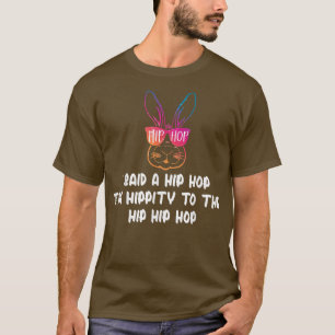 T-shirt Sunglass Bunny Hip hop Hippity Pâques Cadeaux Mens