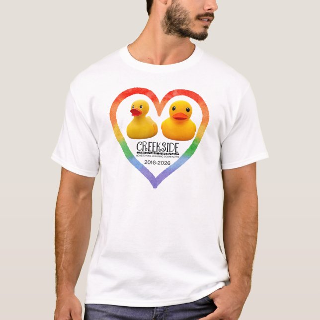 T-shirt sunny b and moony heart shirt (Devant)