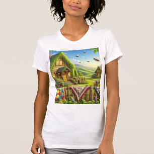 T-shirt Sunny Cottagecore Quilts & Honeybees – Confort Cam